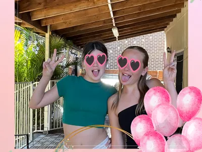 Customer photo from Snap Sisters photo booth