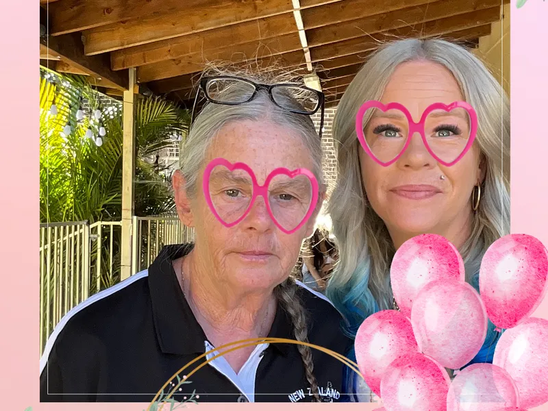 Customer photo from Snap Sisters photo booth